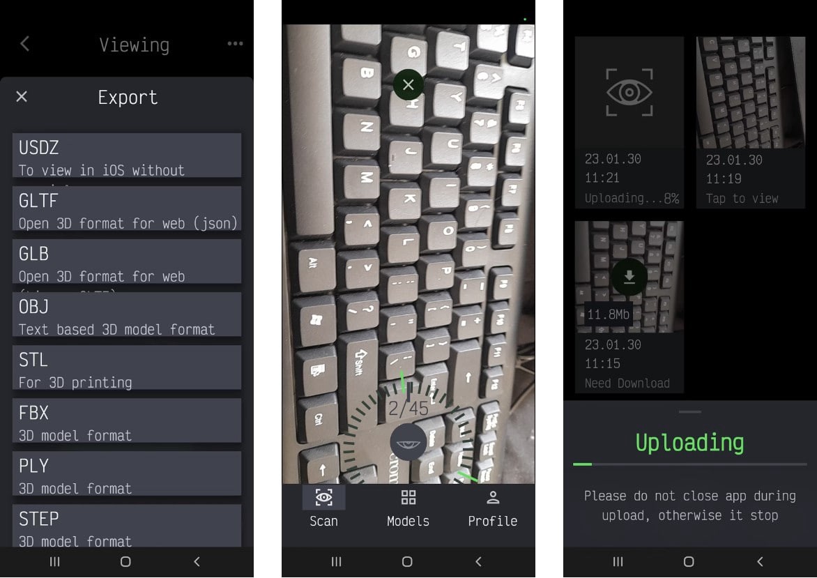 Nejlepší aplikace pro 3D skenování pro Android: Převod skutečných objektů na digitální modely – Android