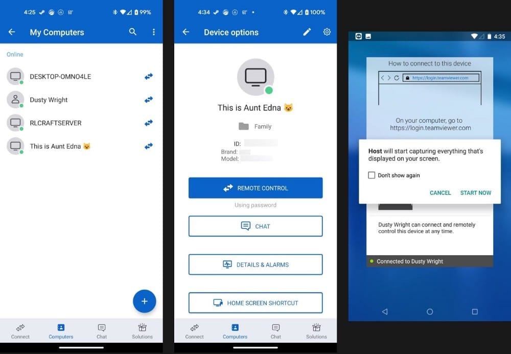 Jak používat dálkové ovládání TeamViewer k řešení problémů se systémem Android na dálku - Android