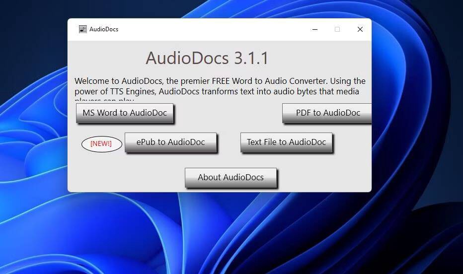 Převod dokumentů na soubory WAV a MP3 ve Windows 11 - Windows 