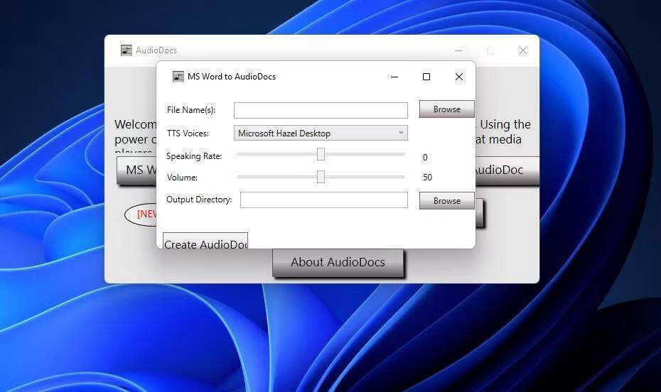 Převod dokumentů na soubory WAV a MP3 ve Windows 11 - Windows 