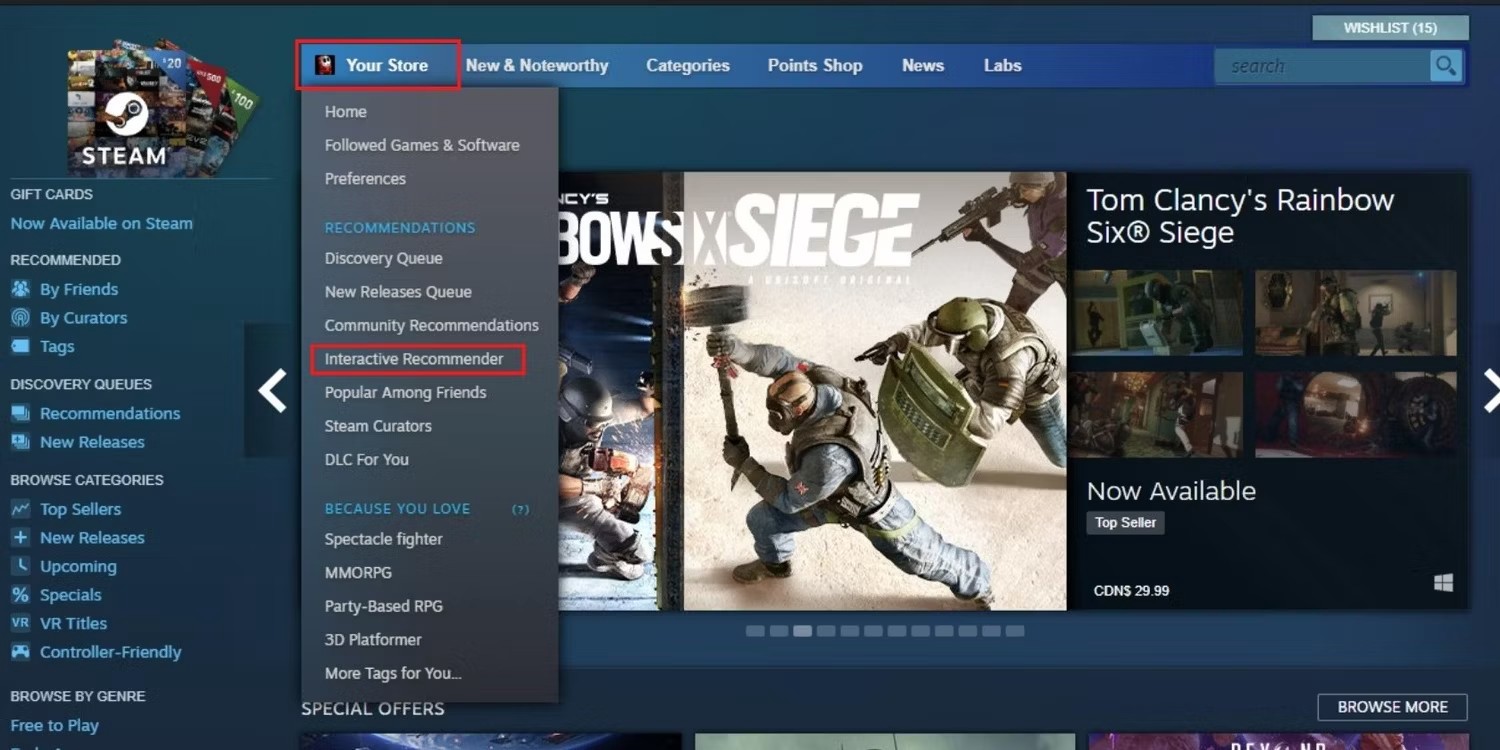 Jak najít perfektní hru pomocí Steam Interactive Recommender - How-to 