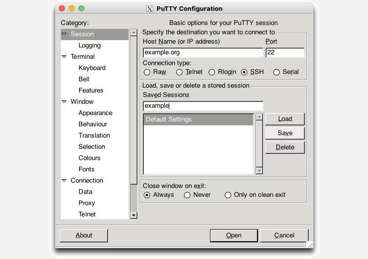 Jak nainstalovat a používat PuTTY na Mac - Mac 