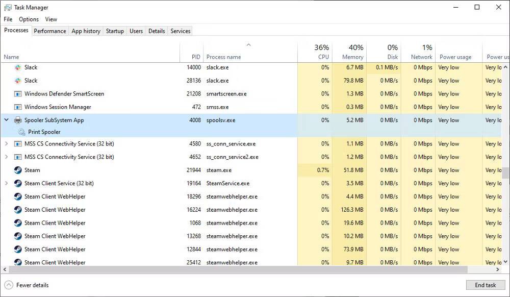 Základní procesy Windows, které mohou skrývat virus - Windows 