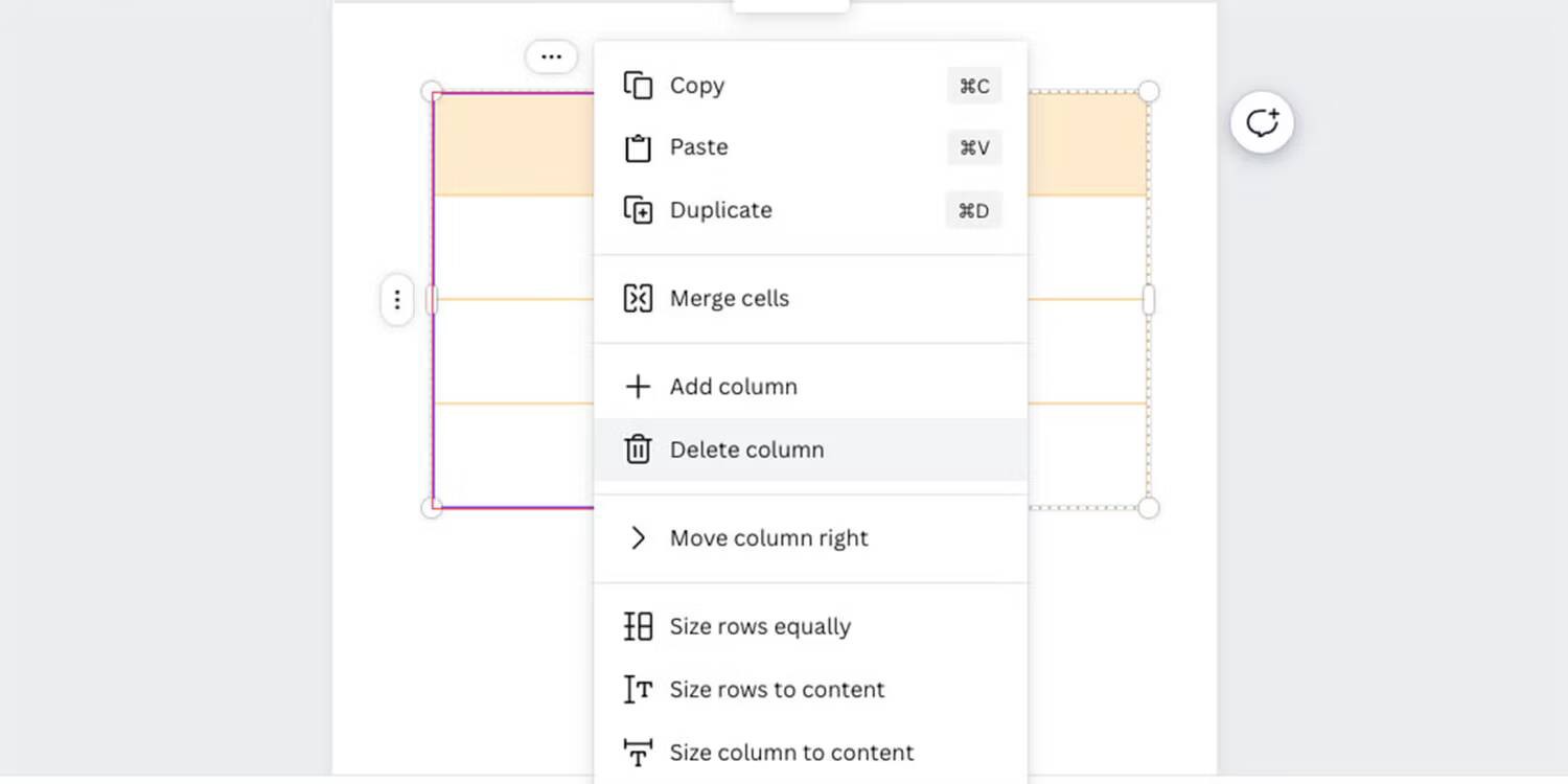 Vytvořte tabulku pomocí Canva - Tutoriály 