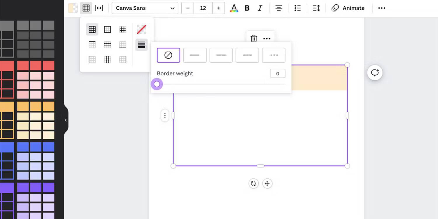 Vytvořte tabulku pomocí Canva - Tutoriály 