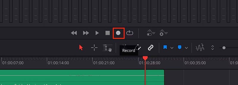 Nahrávejte zvuk nebo hlasový záznam v DaVinci Resolve 18 - Návody 