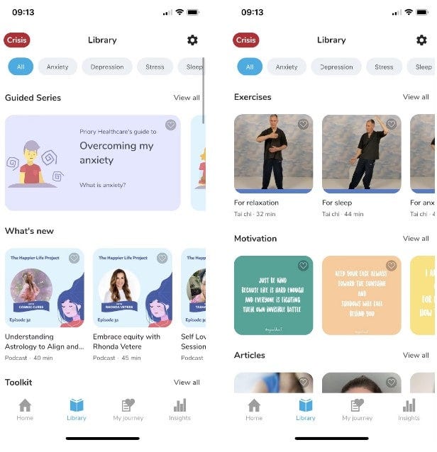 Aplikace jógy na hubnutí na podporu mysli a těla - Android iOS 