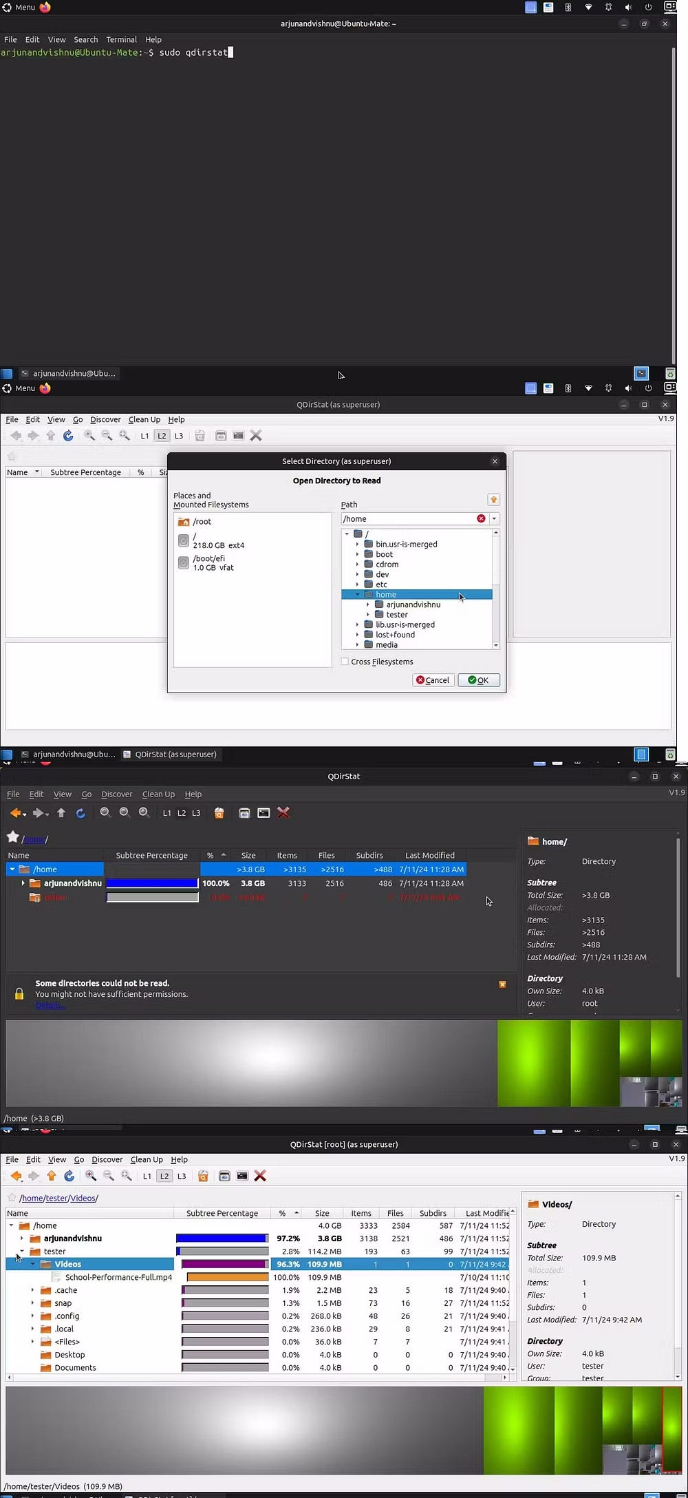 Linux |  Hledat velké soubory 3 |  1iFsycTeI4bXq0maDbe79HA DzTechs