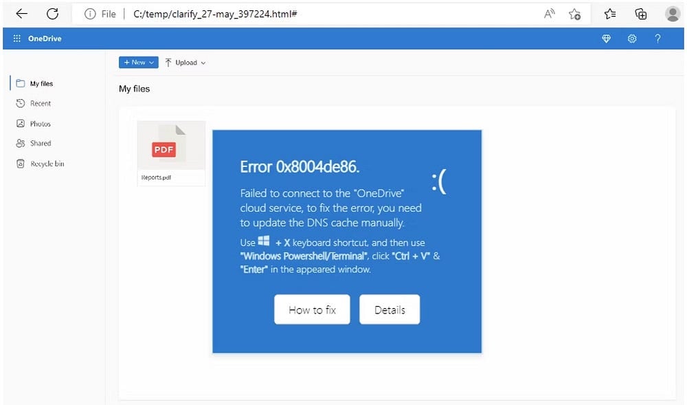 Vysvětlení |  Falešná upozornění Google Chrome 3 |  1MZzLIQzd 4FZ97hGtmzgiA DzTechs