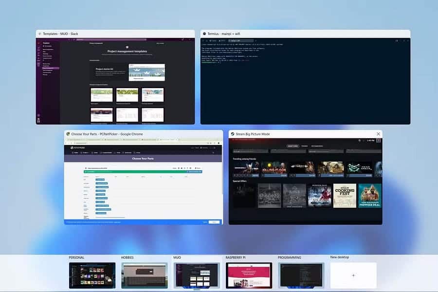 Jak používat vlastní pracovní prostory ve Windows 11 ke zvýšení produktivity | 1lk3NTIvkkNKHn3dsAoGcRA | Windows