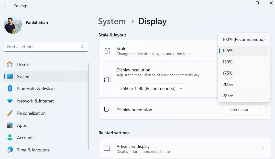 Seznam zobrazení systému systému Windows 11