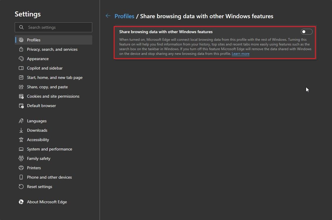 Přepněte data prohlížeče na Microsoft Edge