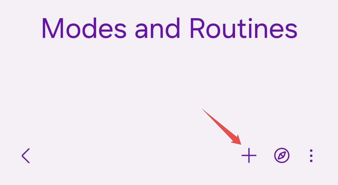 Přidejte novou rutinu do podmínek a rutin Samsungu