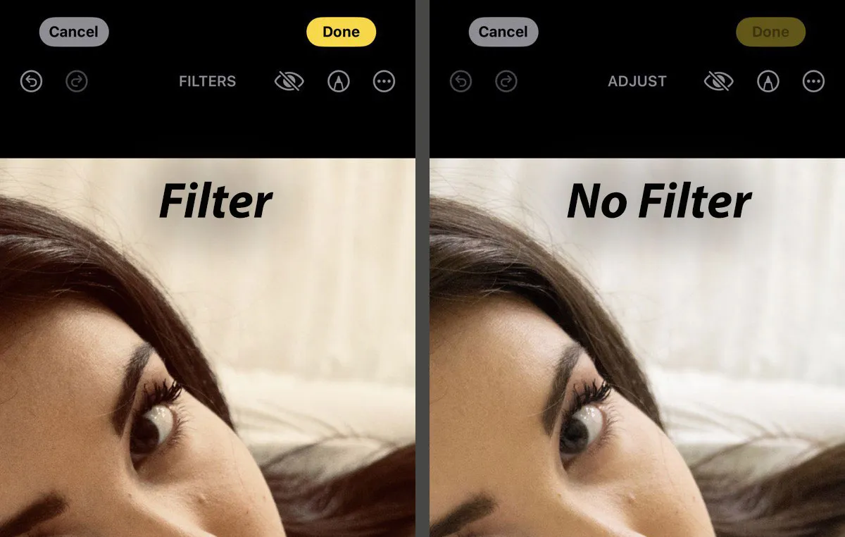 Filter-VS-nofilter