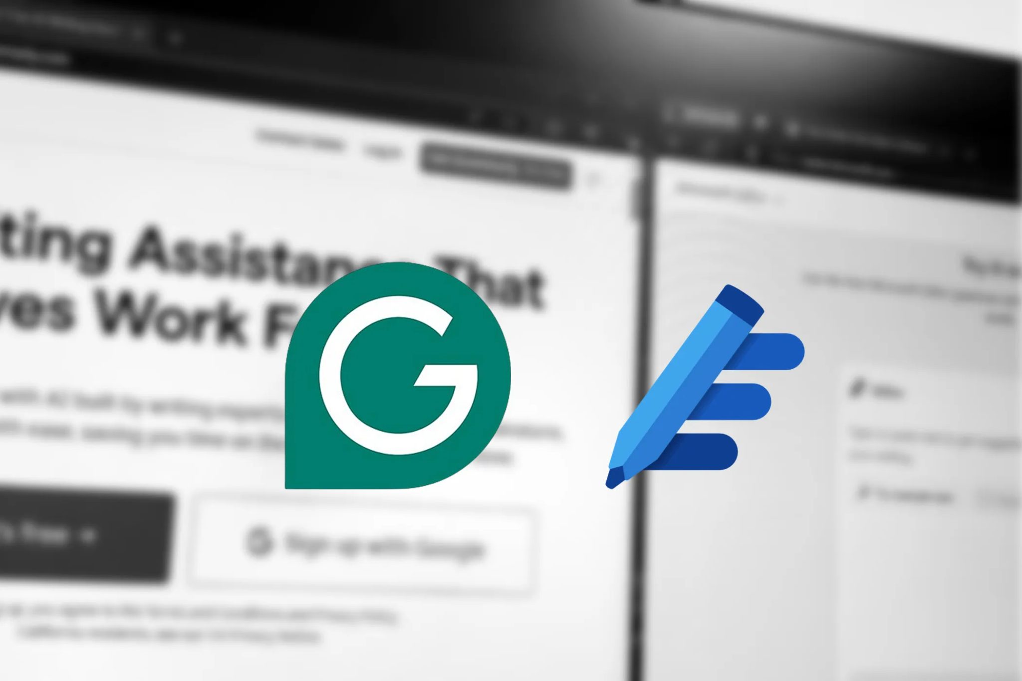 Gramatika a MS -Editor -Logos proti sobě