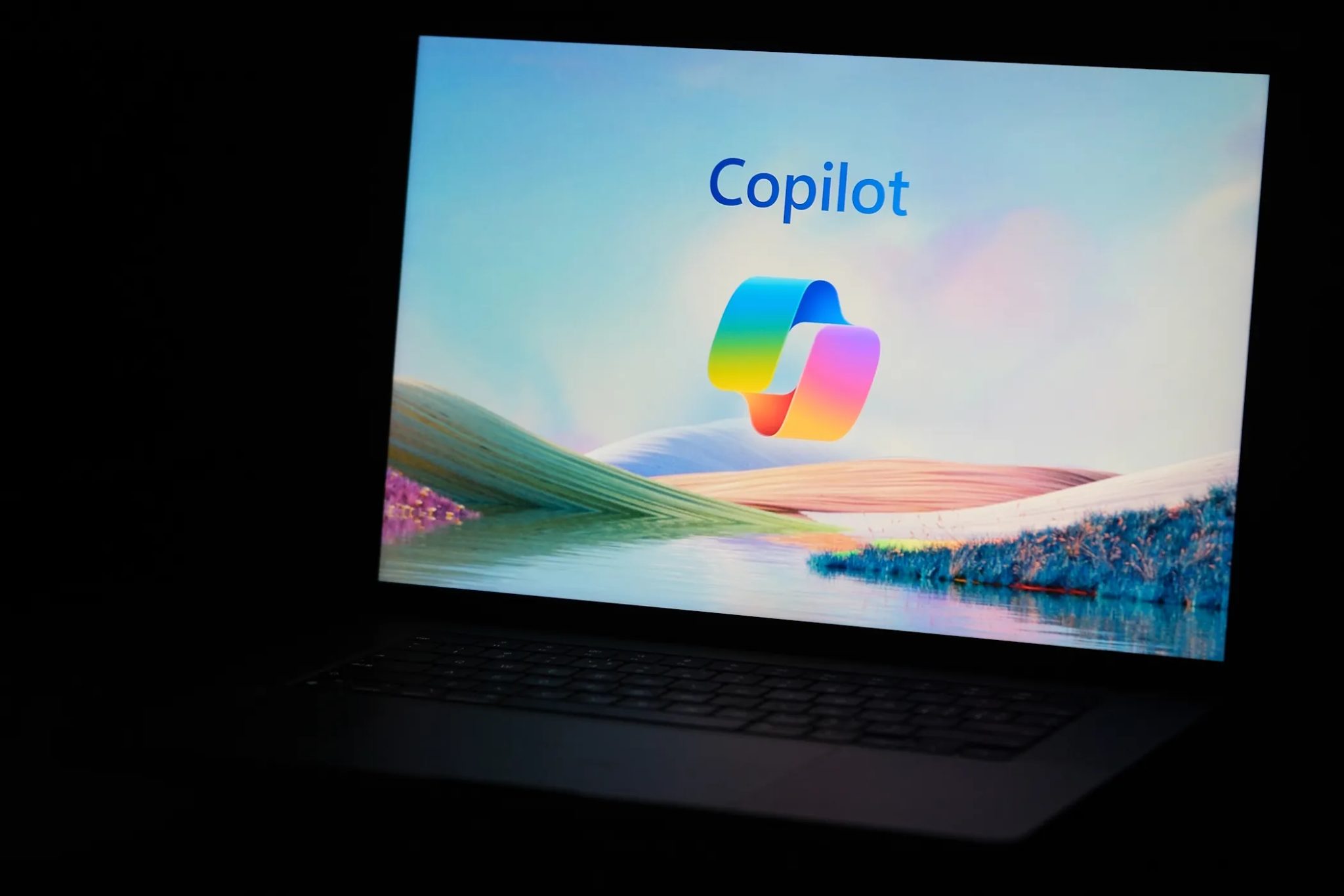 Copilot -logo se objeví na notebooku Windows