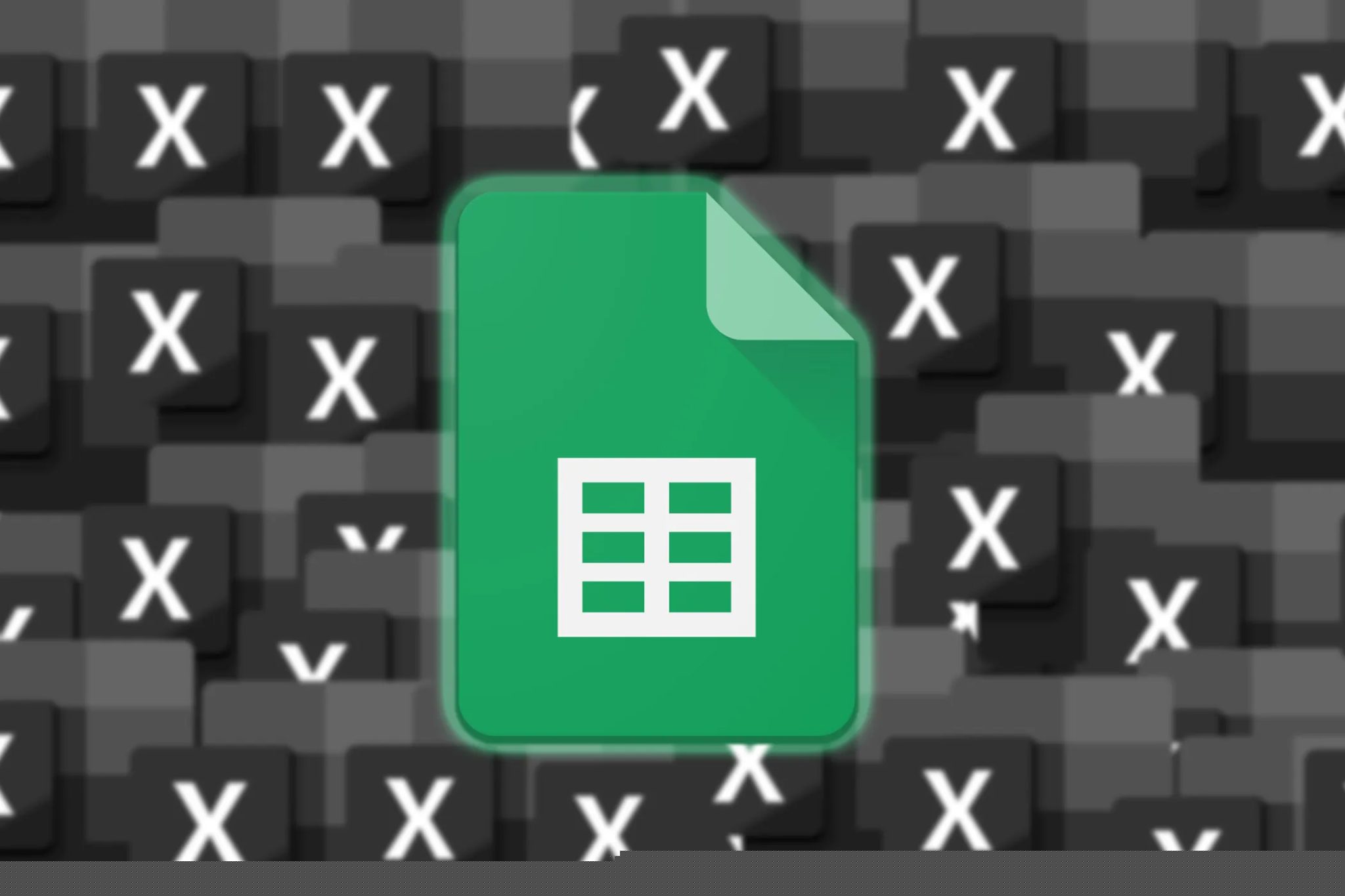 Tabulka Google Data -Logo na pozadí Excel -Logans