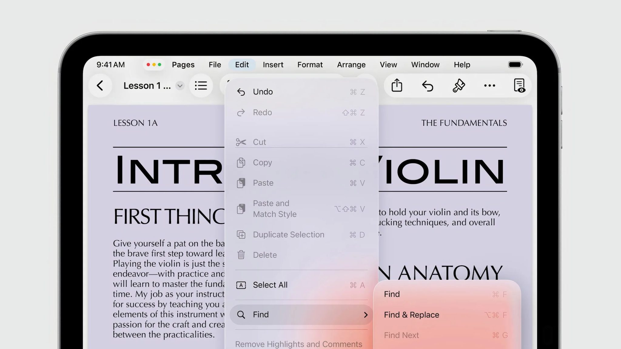 Apple WWDC25 IPADOS 26 MENUS BAR