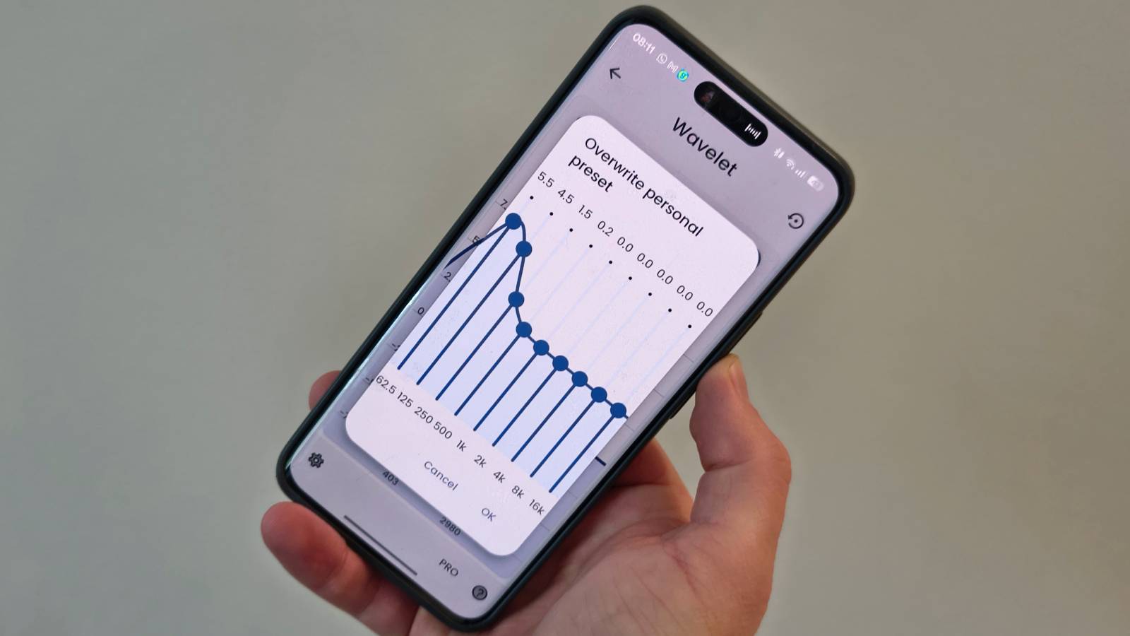 Wavelet App on Realme.