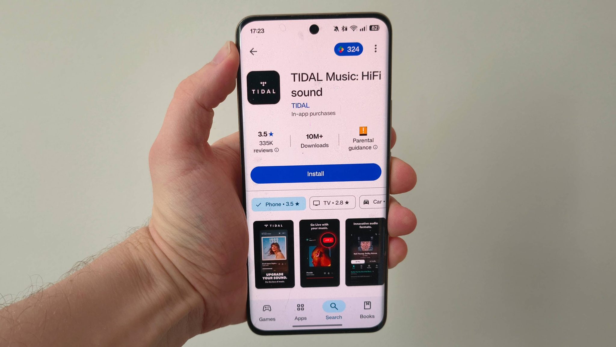 Tidal -App v obchodě Play s Androidem.
