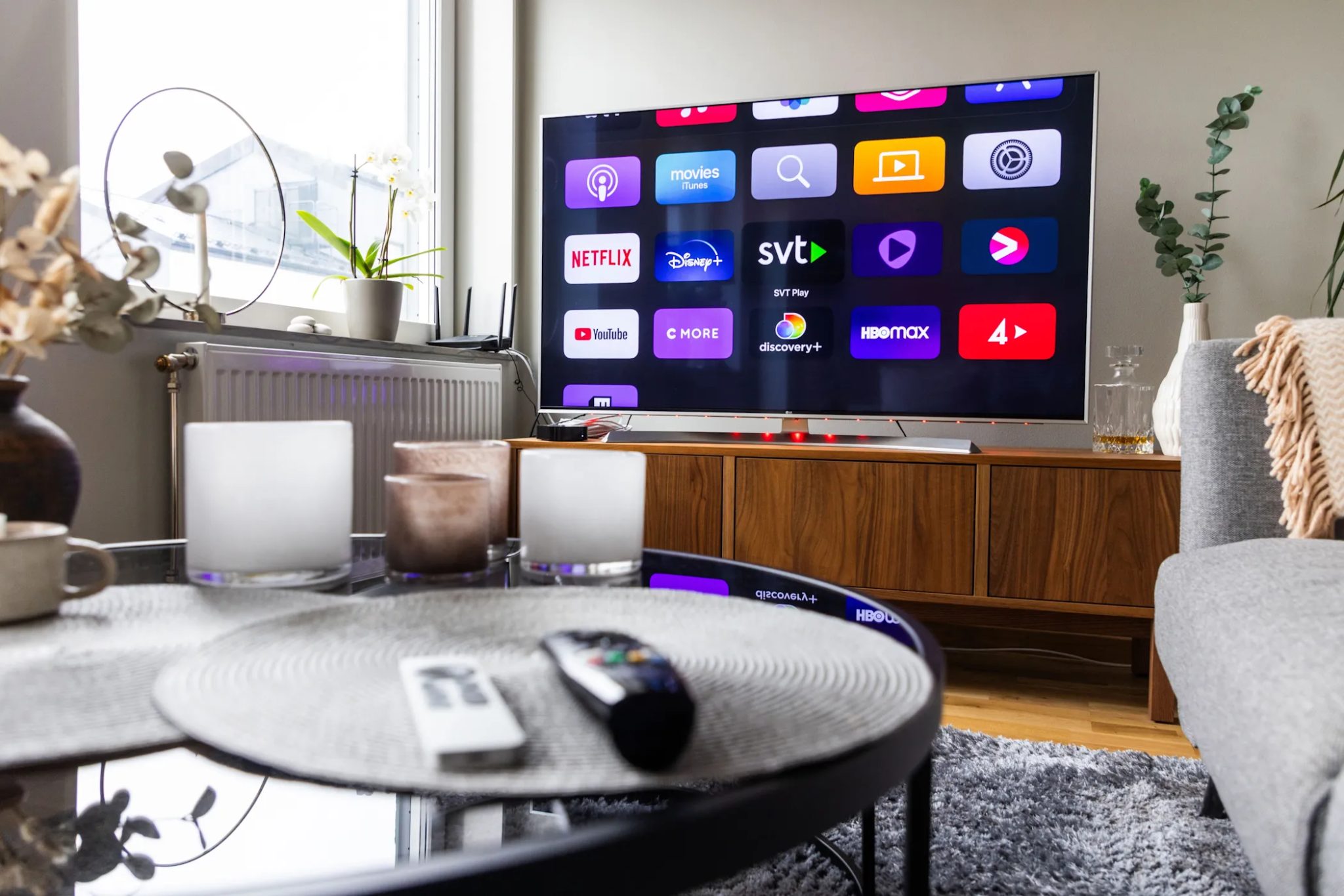 TV se spoustou streamovacích aplikací