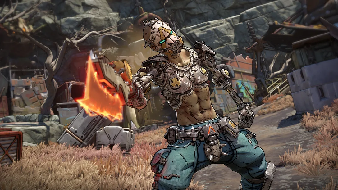 Časný Borderlands 4 -Screenshot s nepřítelem s melee zbraní.