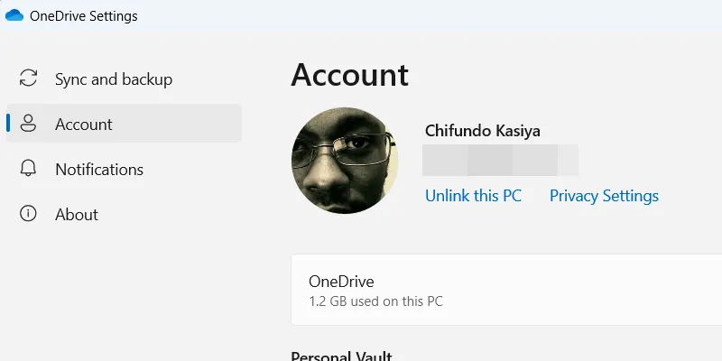 ONEDRIVE ACCOUNT STANKINGS Windows.