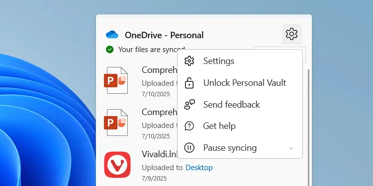 Nastavení OpenRive Otevřeno na Windows.