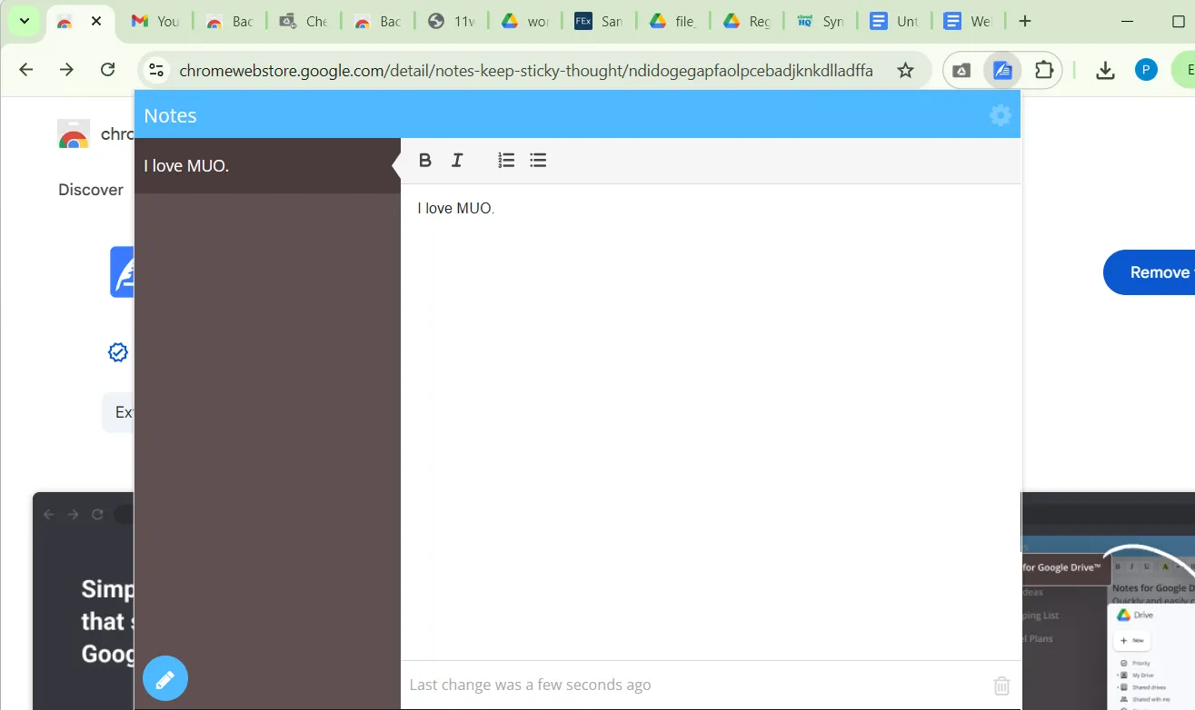 Rozšíření komentářů pro disk Google v Chrome -Browser