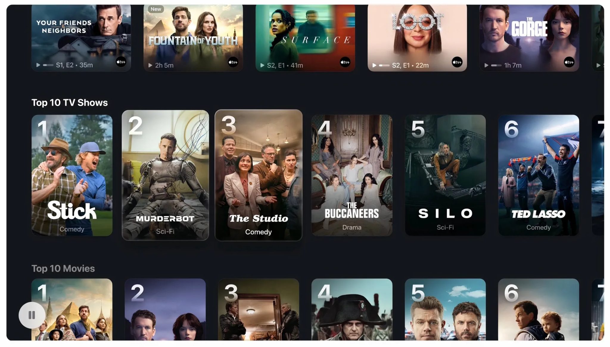 Nový plakát -Art na Apple TV v TVOS 26