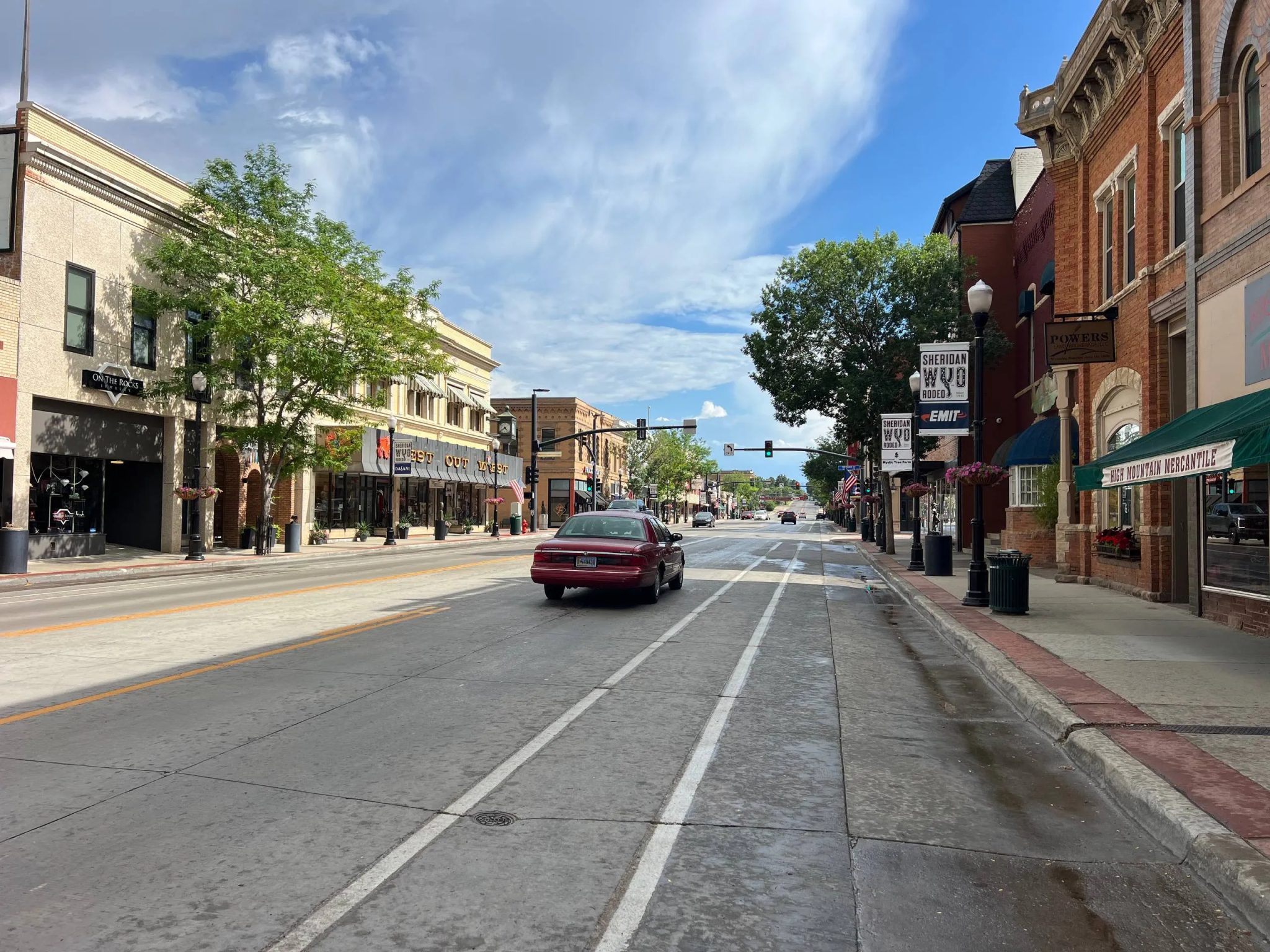 Ulice v Sheridanu, Wyoming
