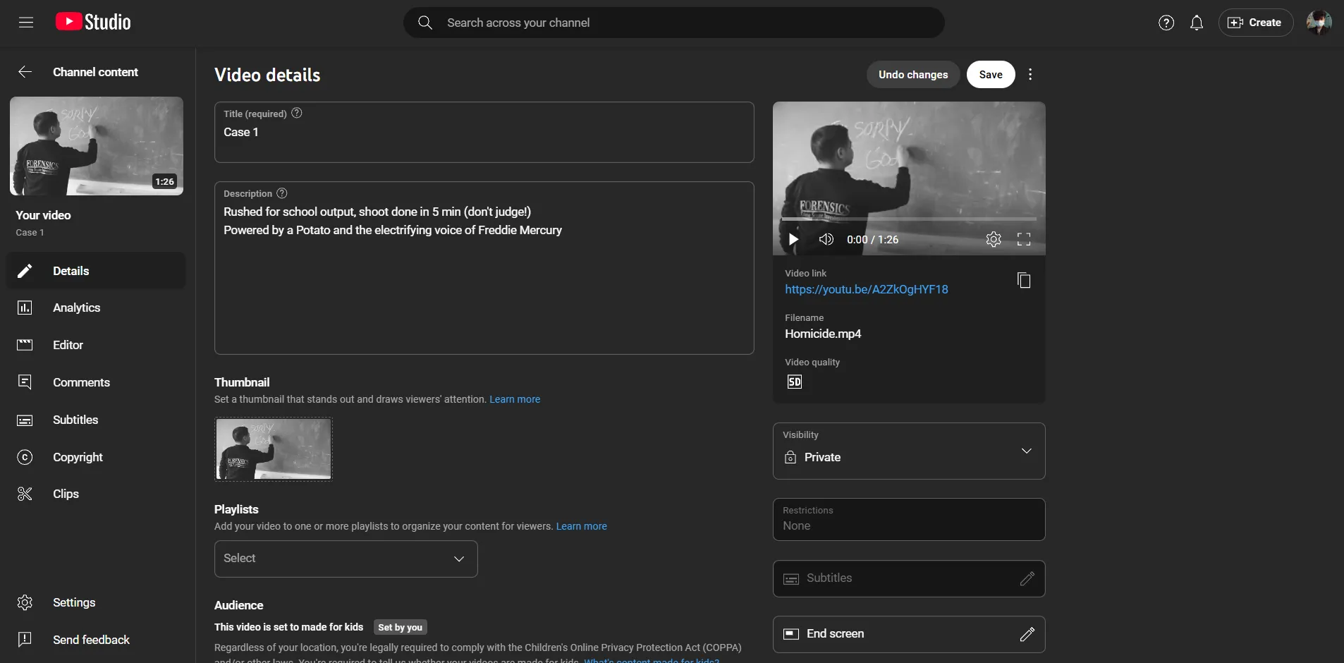 Uložit videa na YouTube