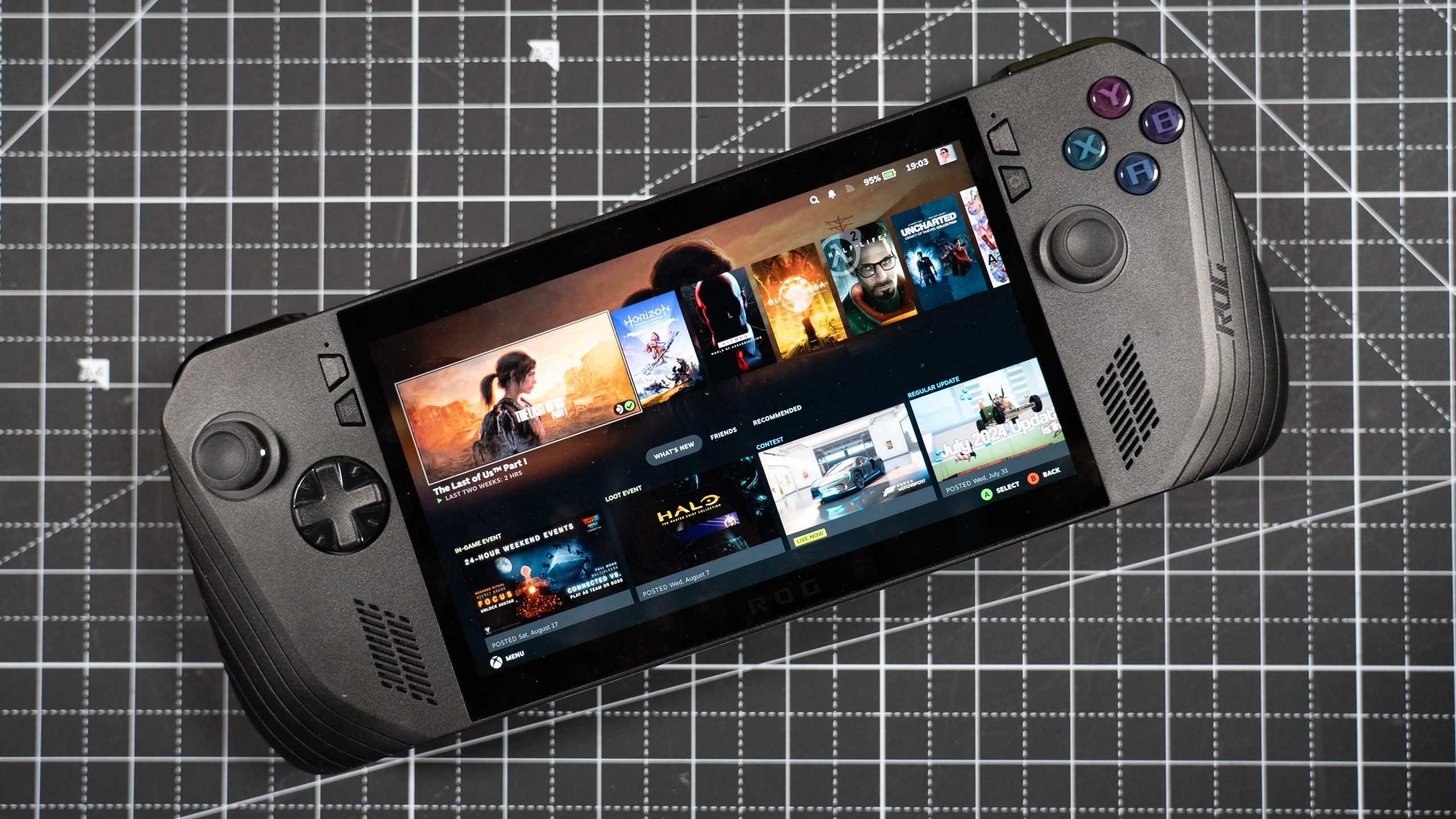 Asus Rog Ally X je SteamOS