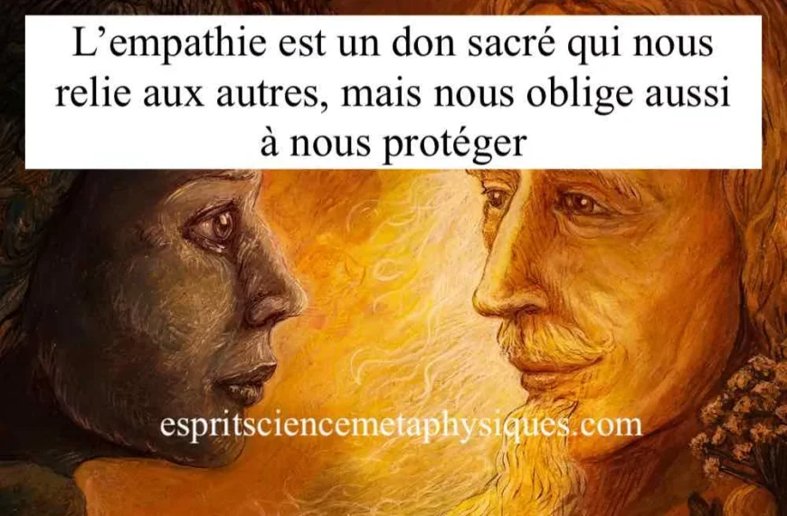 Empatie je posvátný dar, který nás spojuje s ostatními, ale také vyžaduje, abychom se chránili