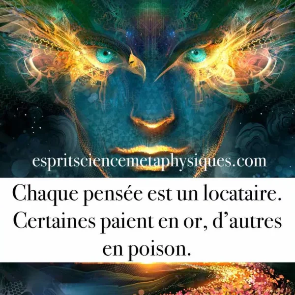 Každá myšlenka je nájemcem. Někdo platí zlatem, jiný jedem