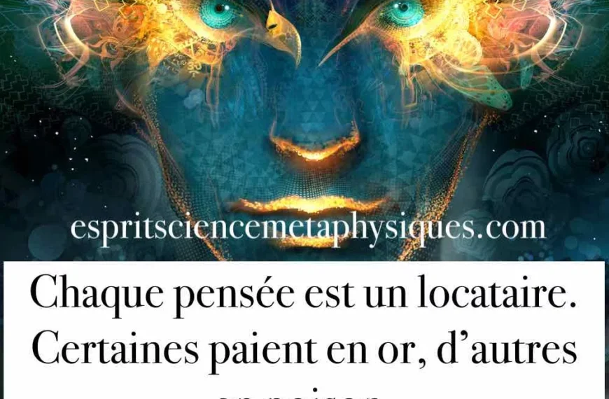 Každá myšlenka je nájemcem. Někdo platí zlatem, jiný jedem