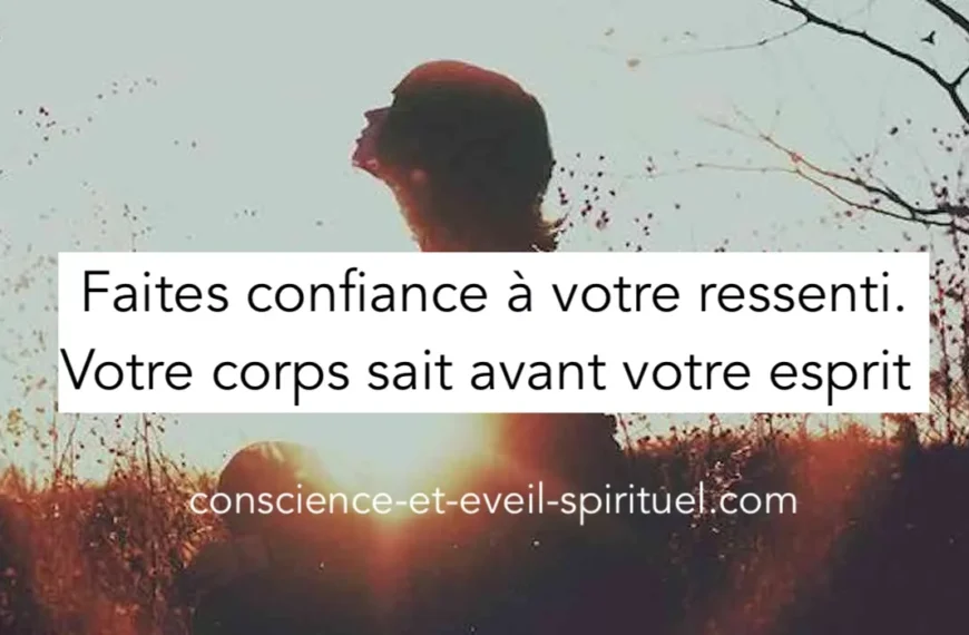 Věřte svým pocitům. Vaše tělo ví dříve než vaše mysl